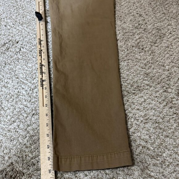 American Eagle Pants Mens 31x32 Brown Flex Chino Khaki Casual Straight - Picture 12 of 13